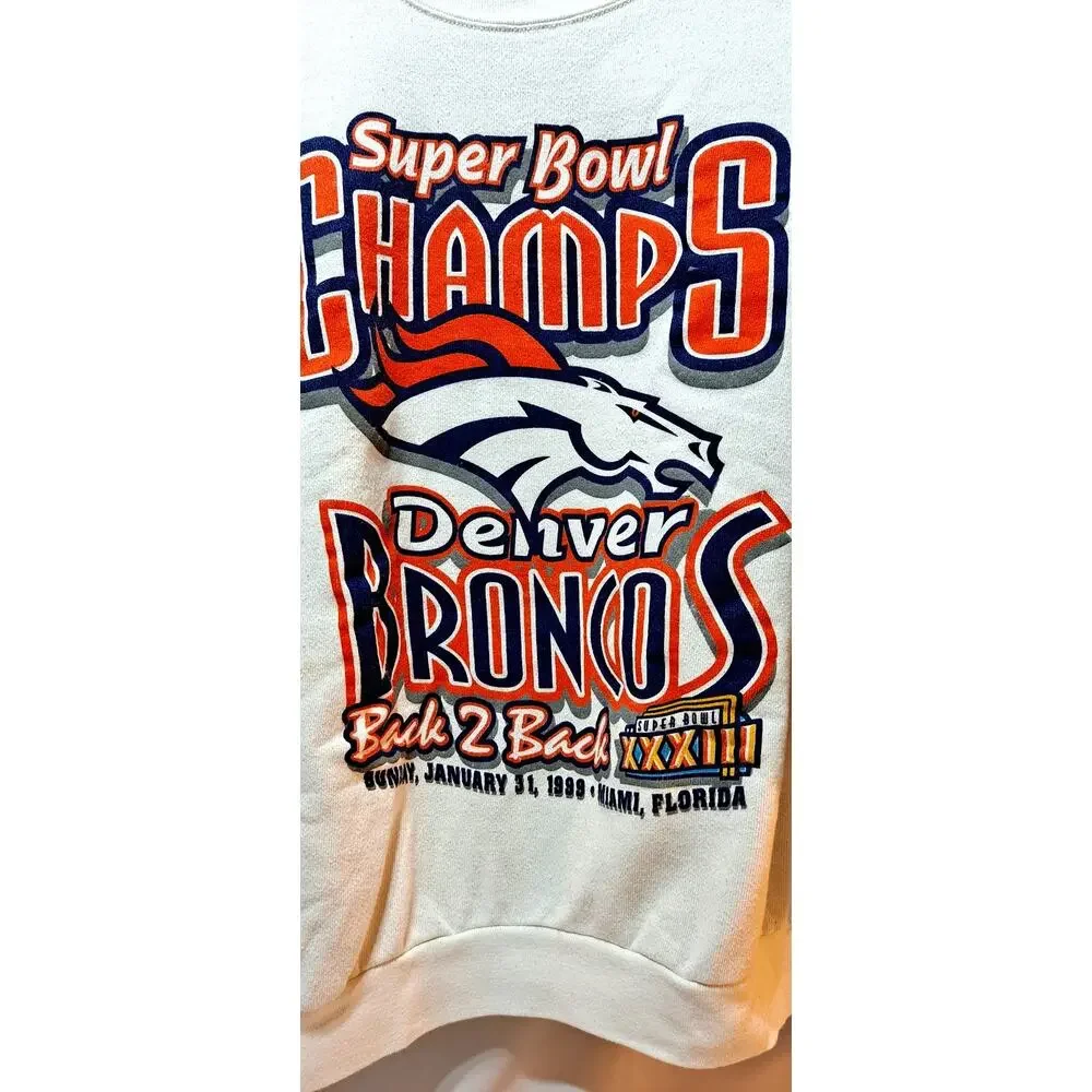 Super Bowl XXXIII Denver Broncos Beat Atlanta Falcons in Miami 1999 - Sweatshirt